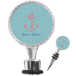 Chic Beach House Wine Bottle Stopper