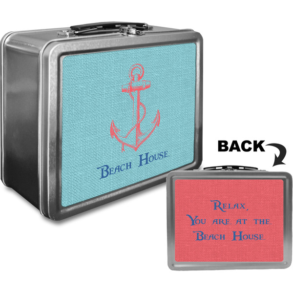 Chic Beach House Custom Lunch Box / Tin Approval