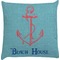 Chic Beach House Decorative Pillow Case