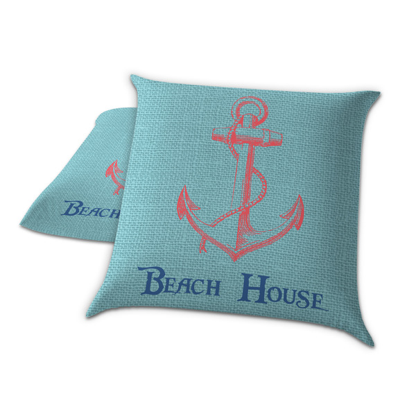 Chic Beach House Decorative Pillow Case - TWO