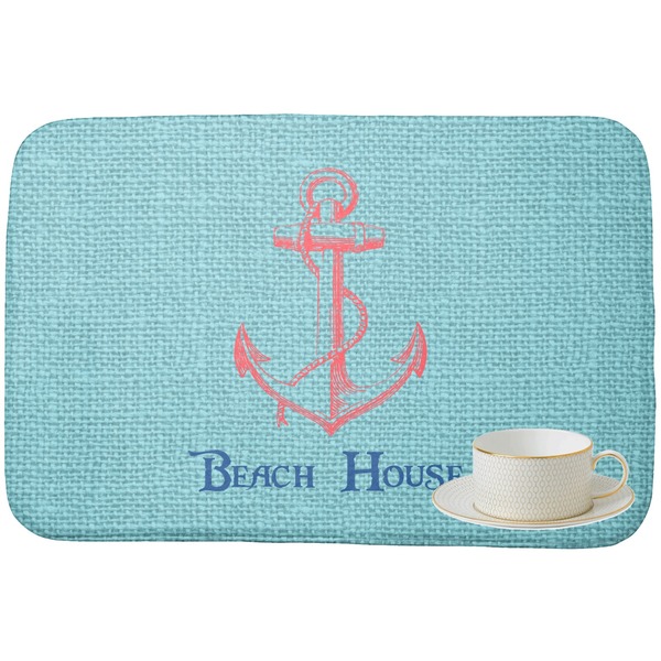 Chic Beach House Dish Drying Mat
