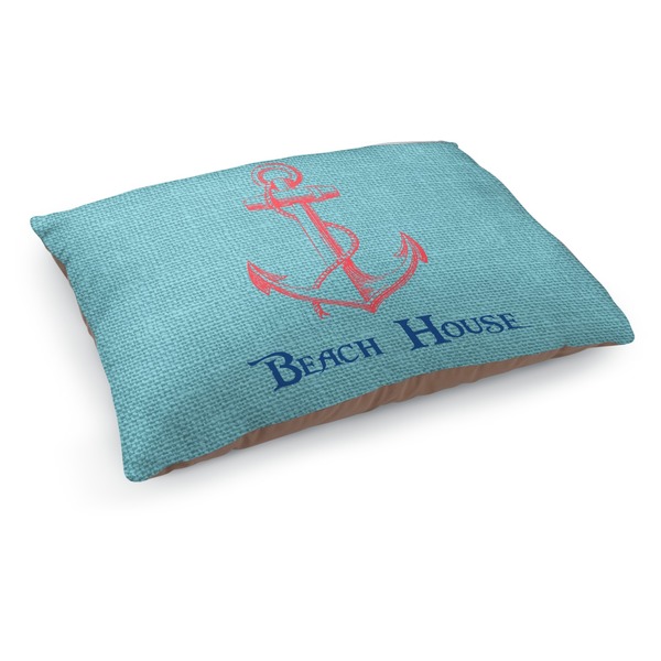 Custom Chic Beach House Dog Bed - Medium