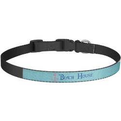 Chic Beach House Dog Collar - Large