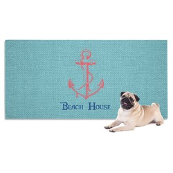 Chic Beach House Dog Towel