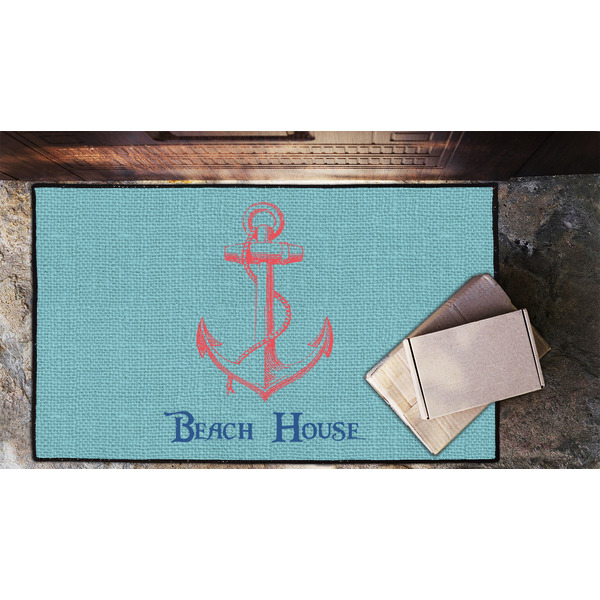 Chic Beach House Door Mat - LIFESTYLE (Lrg)