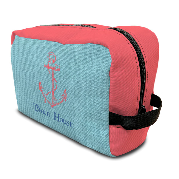 Custom Chic Beach House Toiletry Bag / Dopp Kit