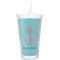 Chic Beach House Double Wall Tumbler with Straw