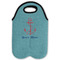 Chic Beach House Double Wine Tote - Flat (new)