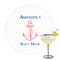 Chic Beach House Drink Topper - Large - Single with Drink