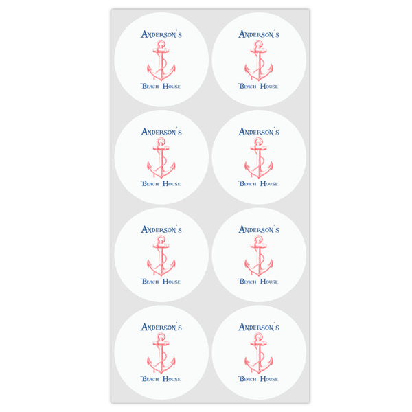 Chic Beach House Drink Topper - Medium - Set of 12