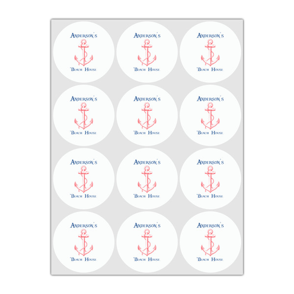 Chic Beach House Drink Topper - Small - Set of 12