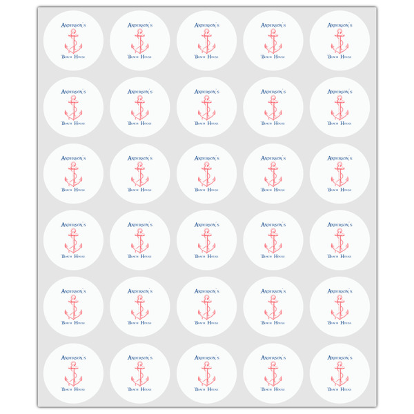 Chic Beach House Drink Topper - XSmall - Set of 30