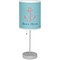 Chic Beach House Drum Lampshade with base included
