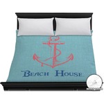 Chic Beach House Duvet Cover - King
