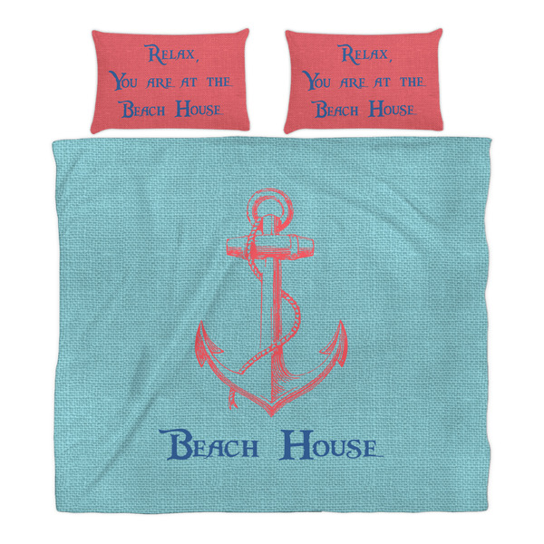 Chic Beach House Duvet Cover Set - King - Alt Approval