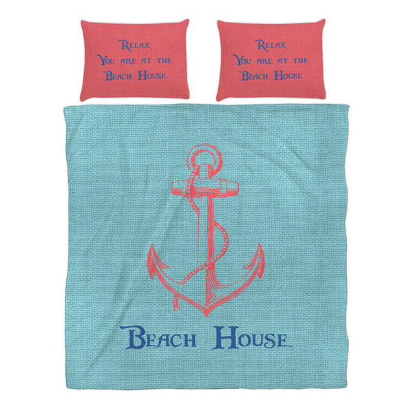 Chic Beach House Duvet cover Set - Queen - Alt Approval