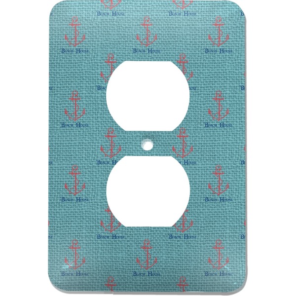 Custom Chic Beach House Electric Outlet Plate