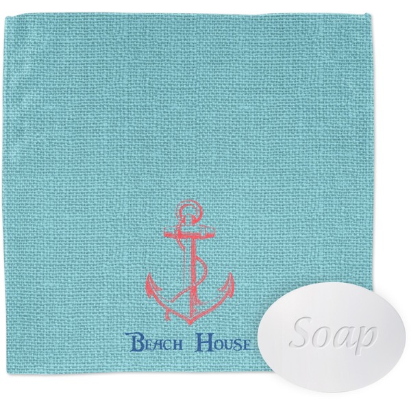 Custom Chic Beach House Washcloth
