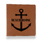 Chic Beach House Leather Binder - 1" - Rawhide