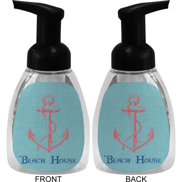 Chic Beach House Foam Soap Bottle (Front & Back)
