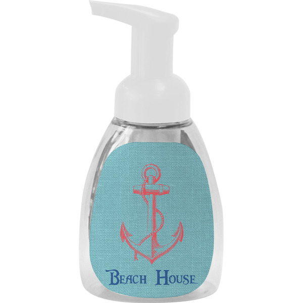 Custom Chic Beach House Foam Soap Bottle