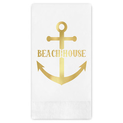 Chic Beach House Guest Napkins - Foil Stamped