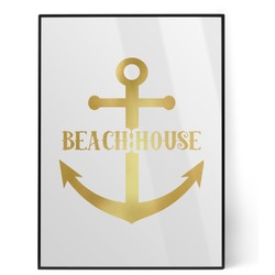 Chic Beach House Foil Print