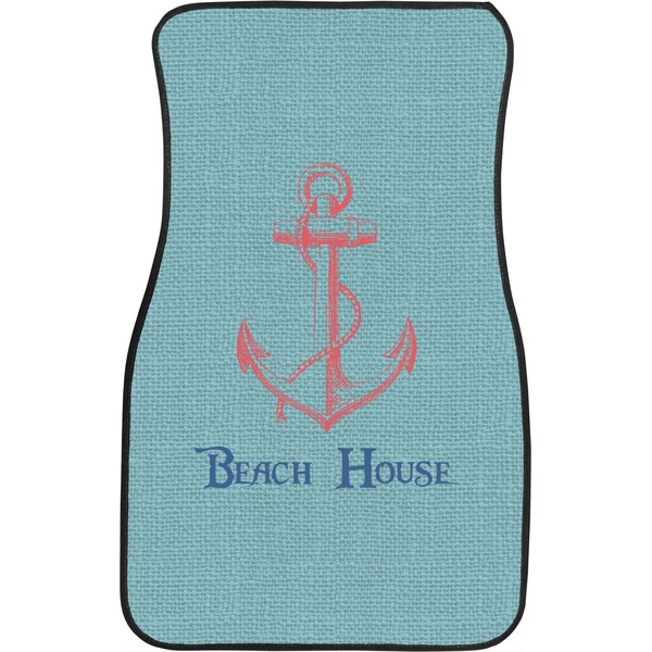 Chic Beach House Front Seat Car Mat