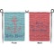 Chic Beach House Garden Flag - Double Sided Front and Back