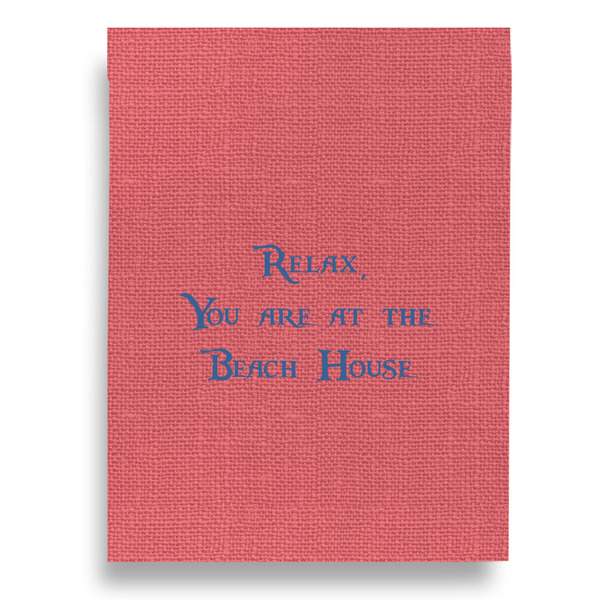 Chic Beach House Garden Flags - Large - Double Sided - BACK