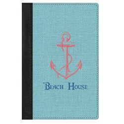 Chic Beach House Genuine Leather Passport Cover