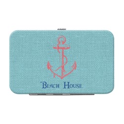 Chic Beach House Genuine Leather Small Framed Wallet