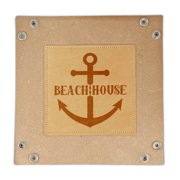 Chic Beach House Genuine Leather Valet Trays - FRONT