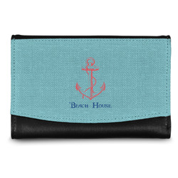Chic Beach House Genuine Leather Women's Wallet - Small