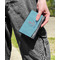Chic Beach House Genuine Leather Womens Wallet - In Context