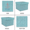 Chic Beach House Gift Boxes with Lid - Canvas Wrapped - Large - Approval