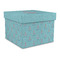 Chic Beach House Gift Boxes with Lid - Canvas Wrapped - Large - Front/Main