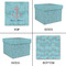 Chic Beach House Gift Boxes with Lid - Canvas Wrapped - Small - Approval