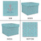 Chic Beach House Gift Boxes with Lid - Canvas Wrapped - X-Large - Approval
