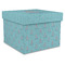 Chic Beach House Gift Boxes with Lid - Canvas Wrapped - X-Large - Front/Main