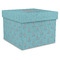 Chic Beach House Gift Box with Lid - Canvas Wrapped - X-Large