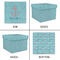 Chic Beach House Gift Boxes with Lid - Canvas Wrapped - XX-Large - Approval