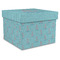 Chic Beach House Gift Boxes with Lid - Canvas Wrapped - XX-Large - Front/Main