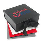 Chic Beach House Gift Box with Magnetic Lid