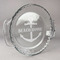 Chic Beach House Glass Pie Dish - FRONT