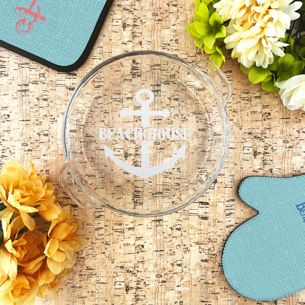 Chic Beach House Glass Pie Dish - LIFESTYLE