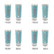 Chic Beach House Glass Shot Glass - 2 oz - Set of 4 - APPROVAL