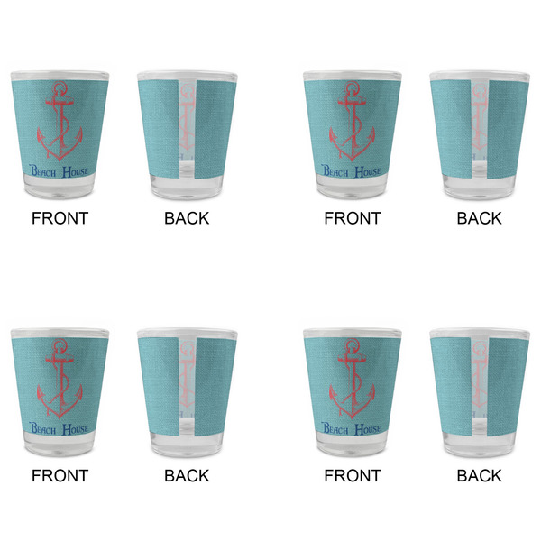 Chic Beach House Glass Shot Glass - Standard - Set of 4 - APPROVAL
