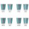 Chic Beach House Glass Shot Glass - Standard - Set of 4 - APPROVAL