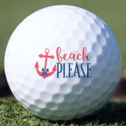 Chic Beach House Golf Balls